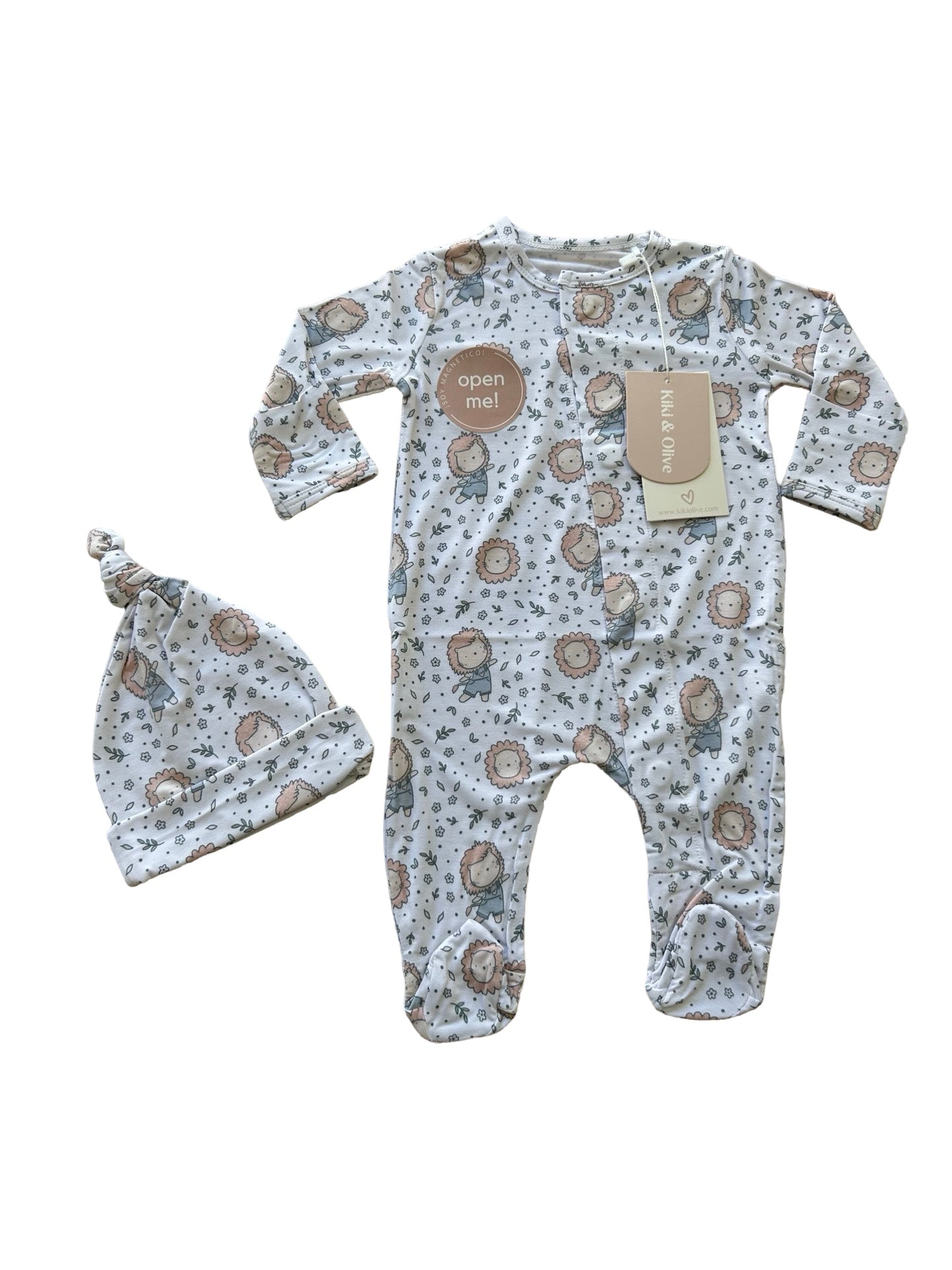 Leoncitos bamboo magnetic footie