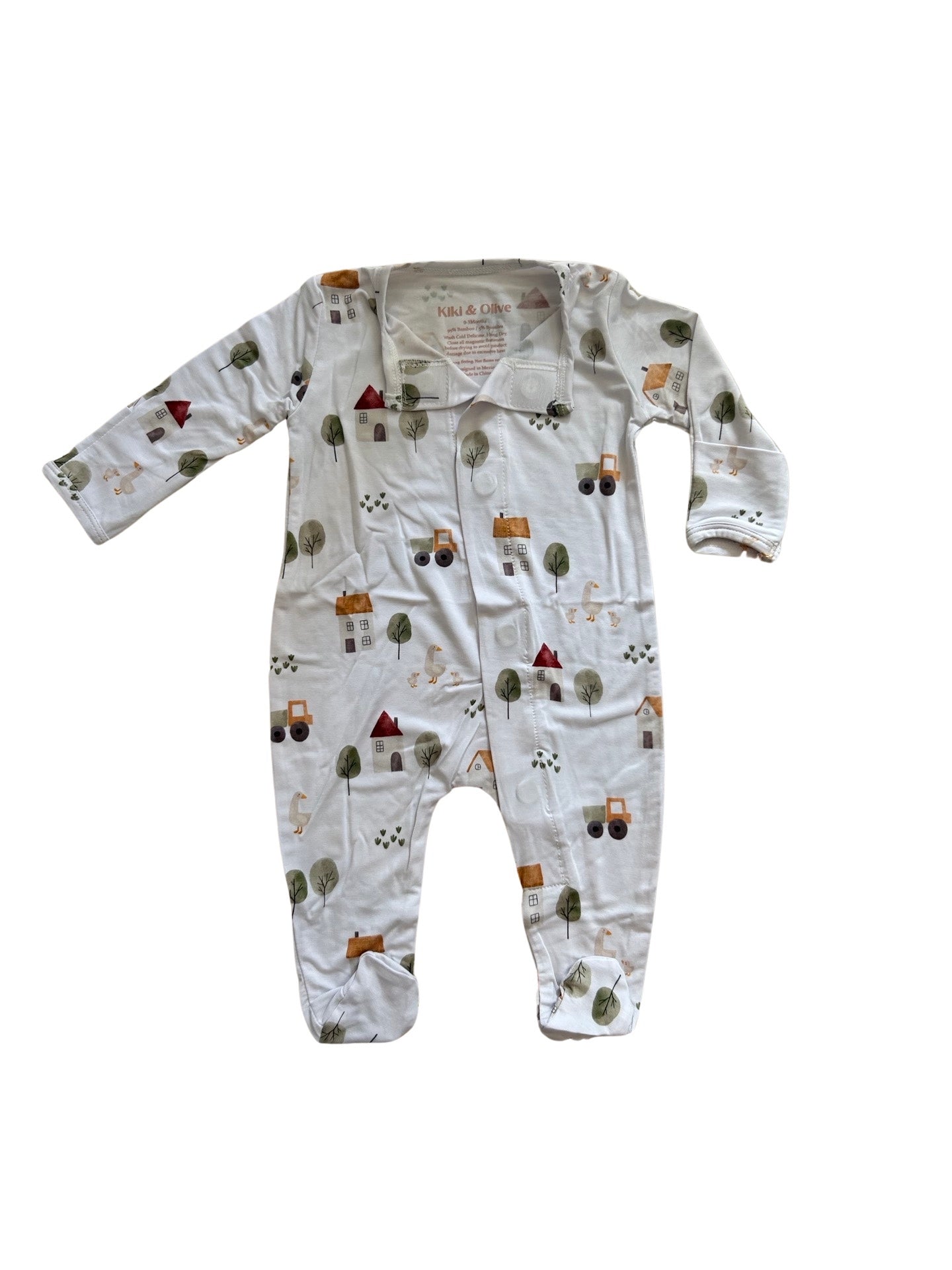 Farm life bamboo magnetic footie