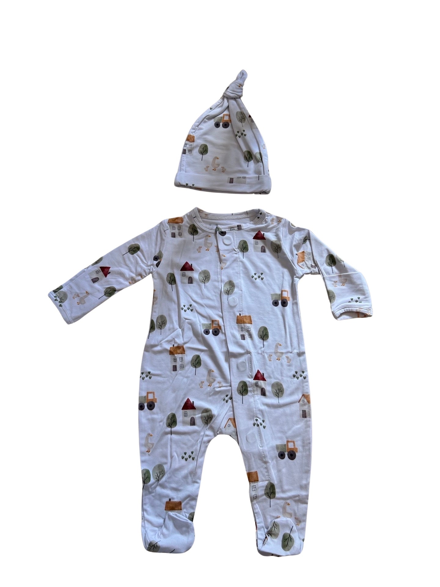 Farm life bamboo magnetic footie