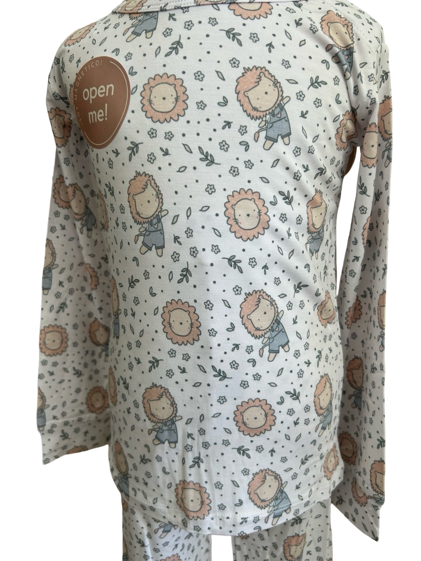 Pijama manga larga Leoncitos