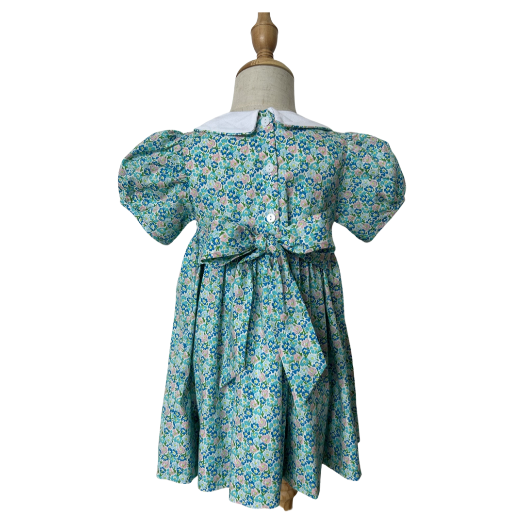 Vestido smock flores