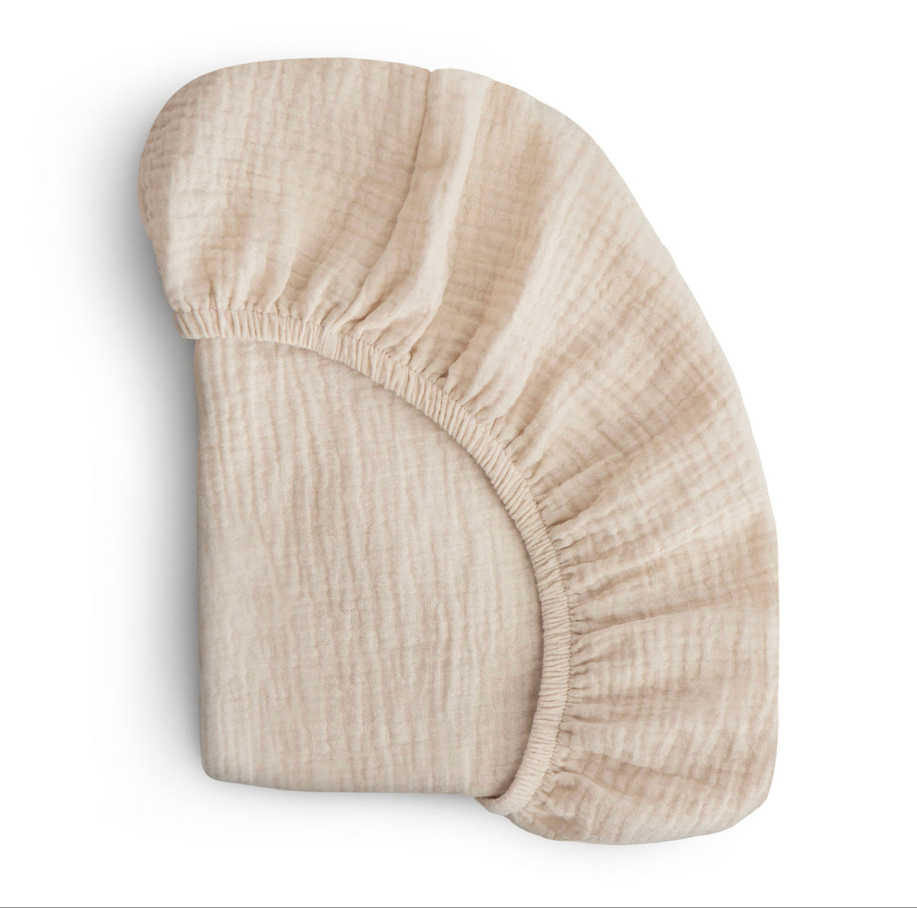 Extra soft bassinet muslin crib sheet (fog)