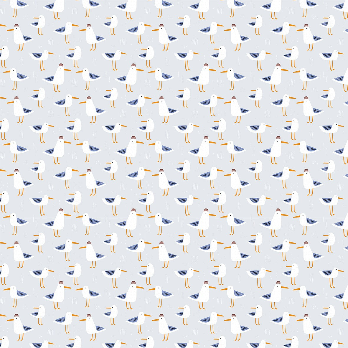 Seagull muslin swaddle