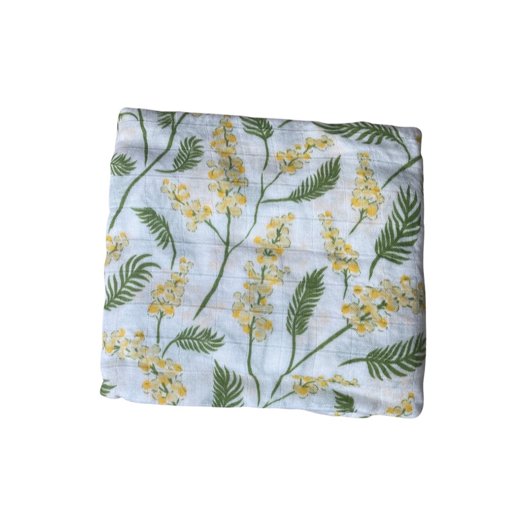 Snapdragon muslin swaddle