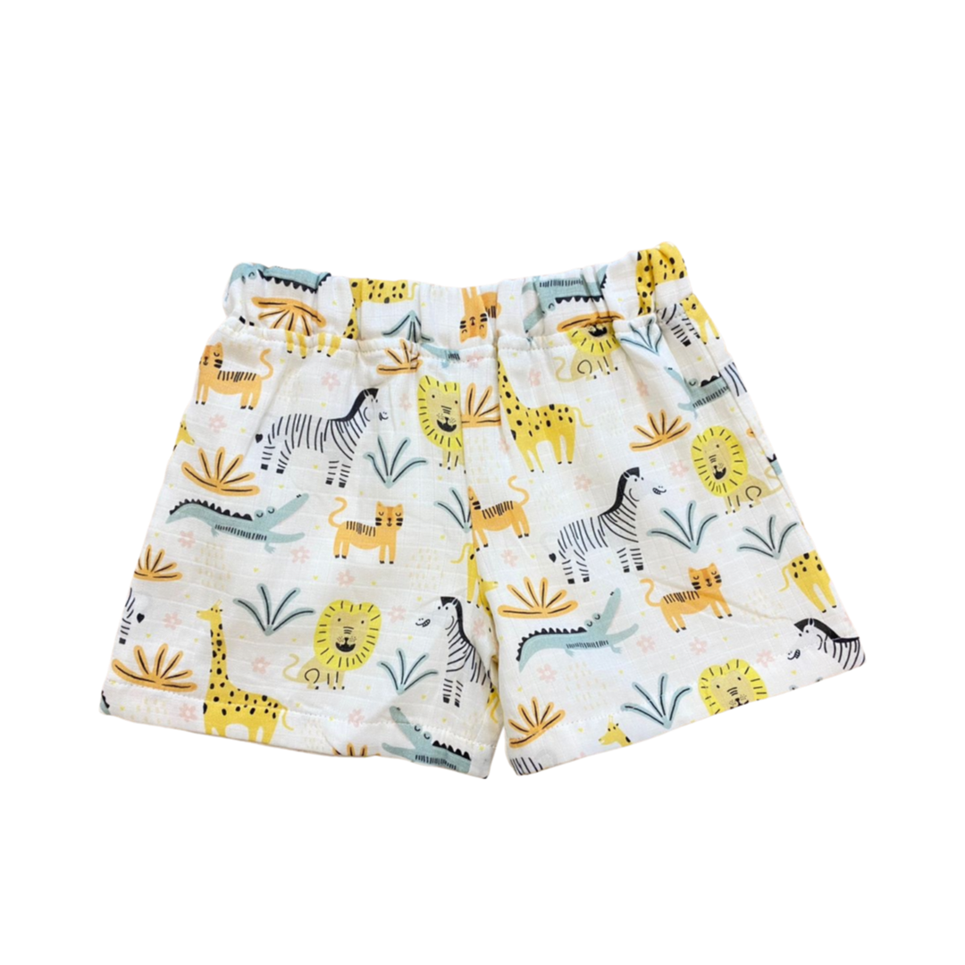 Jungle organic muslin shorts