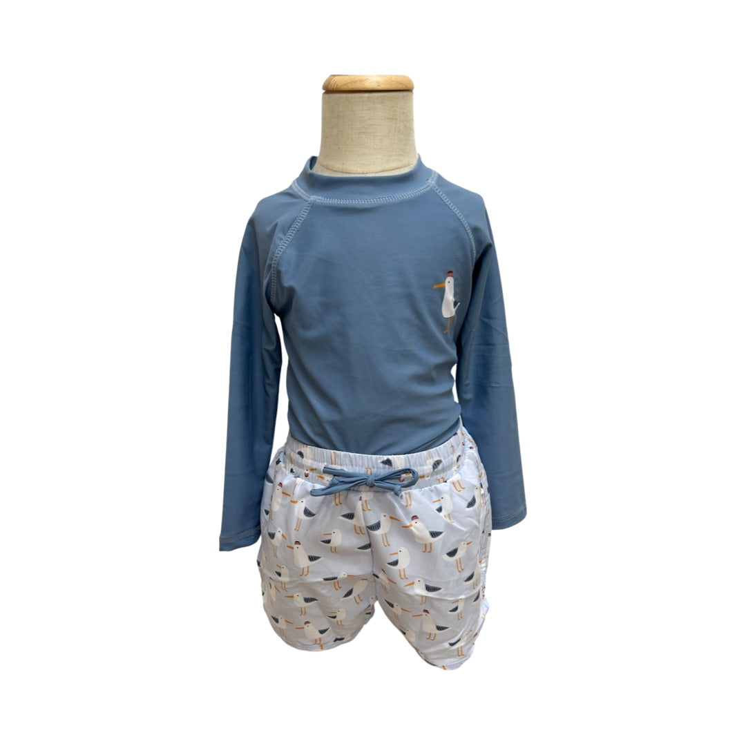 Seagull rashguard + boardie