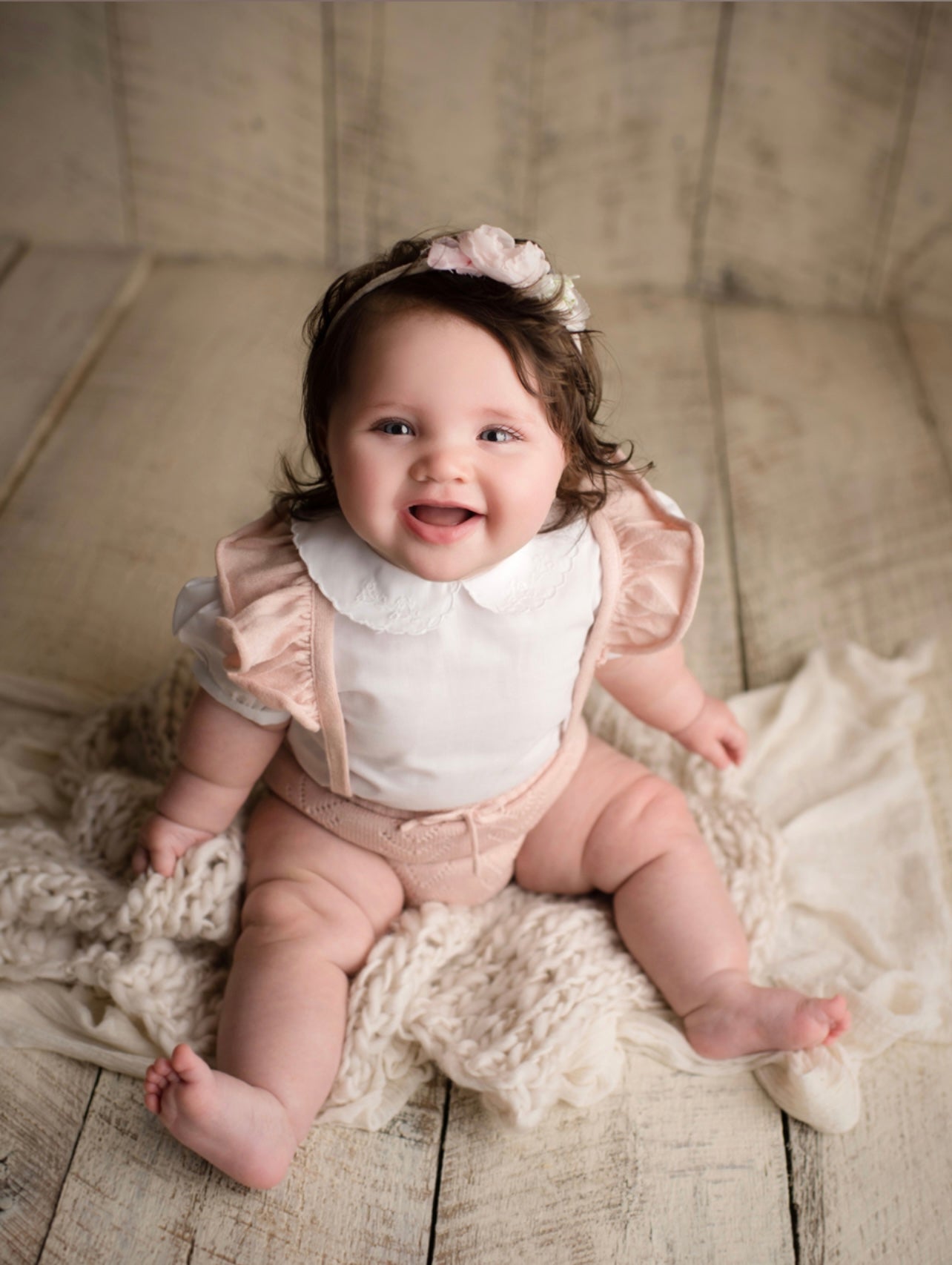 Ruffle Suspender Knit Bloomer