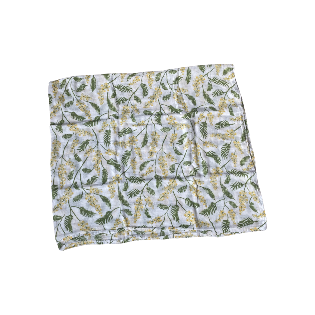 Snapdragon muslin swaddle