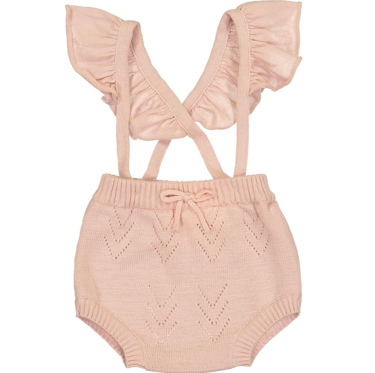 Ruffle Suspender Knit Bloomer