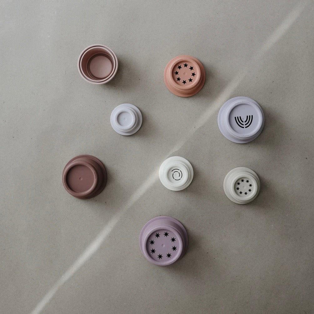Stacking Cups Toy | Made in Denmark (Petal)