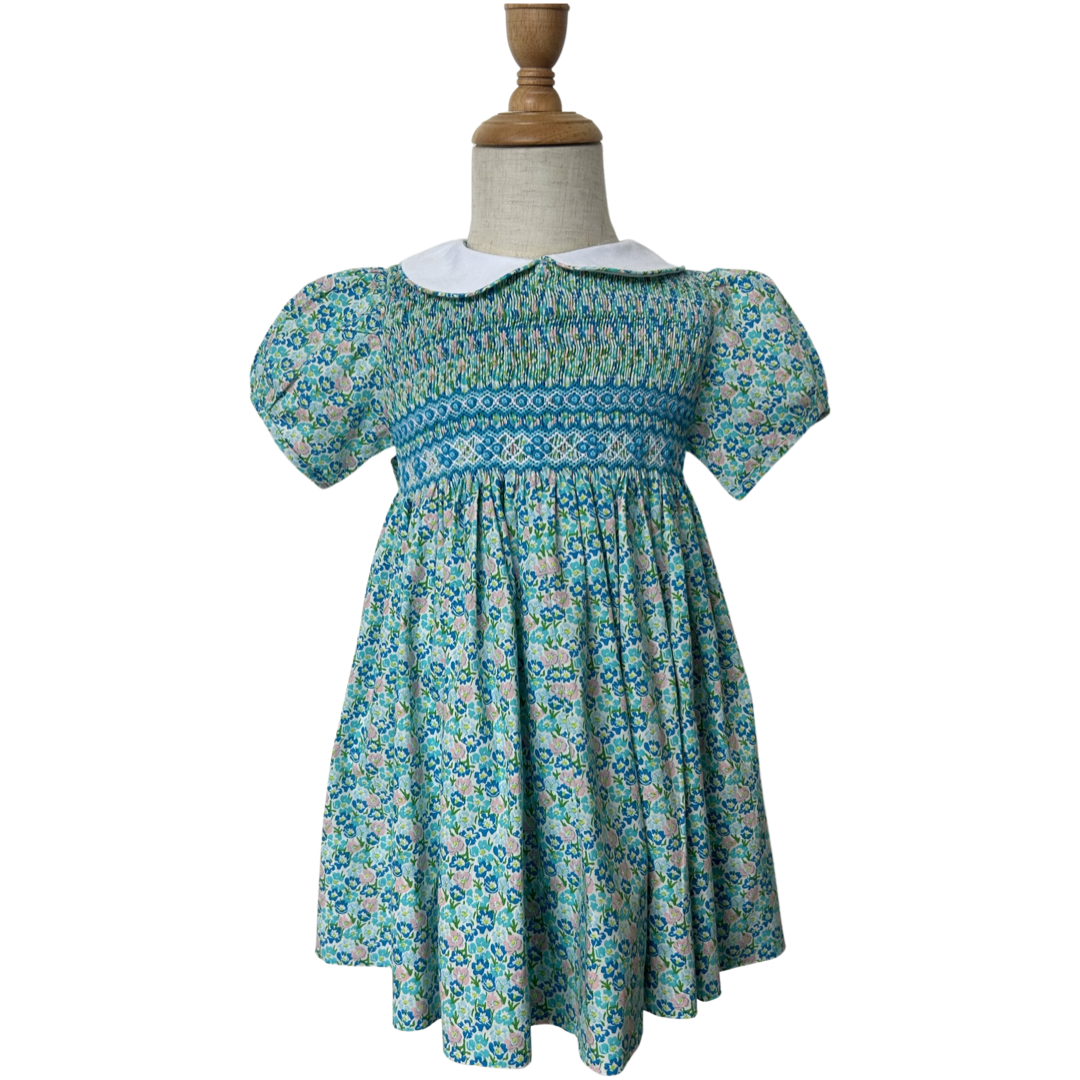 Vestido smock flores