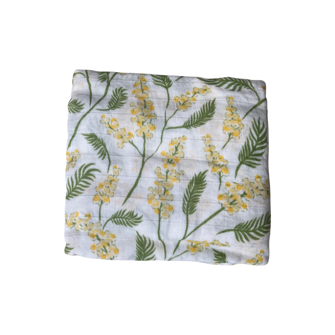 Snapdragon muslin swaddle