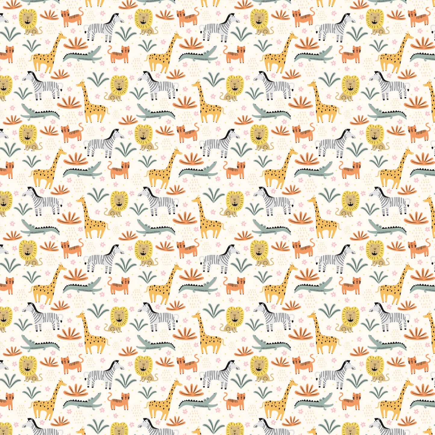 Jungle muslin swaddle