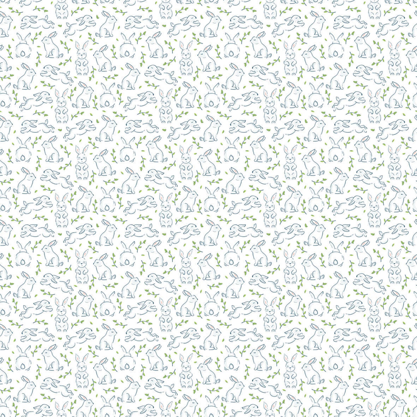 Bunny hop muslin swaddle