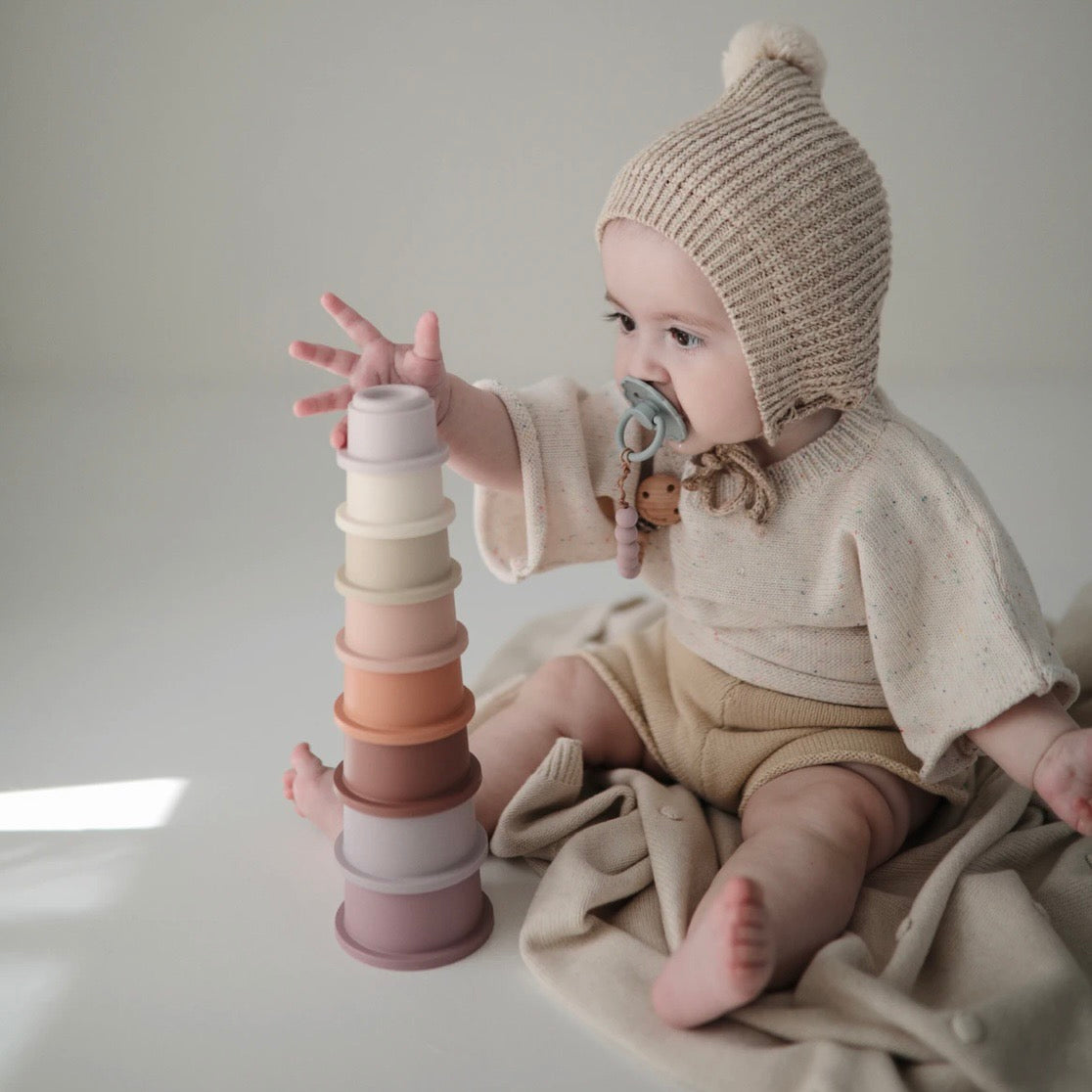 Stacking Cups Toy | Made in Denmark (Petal)