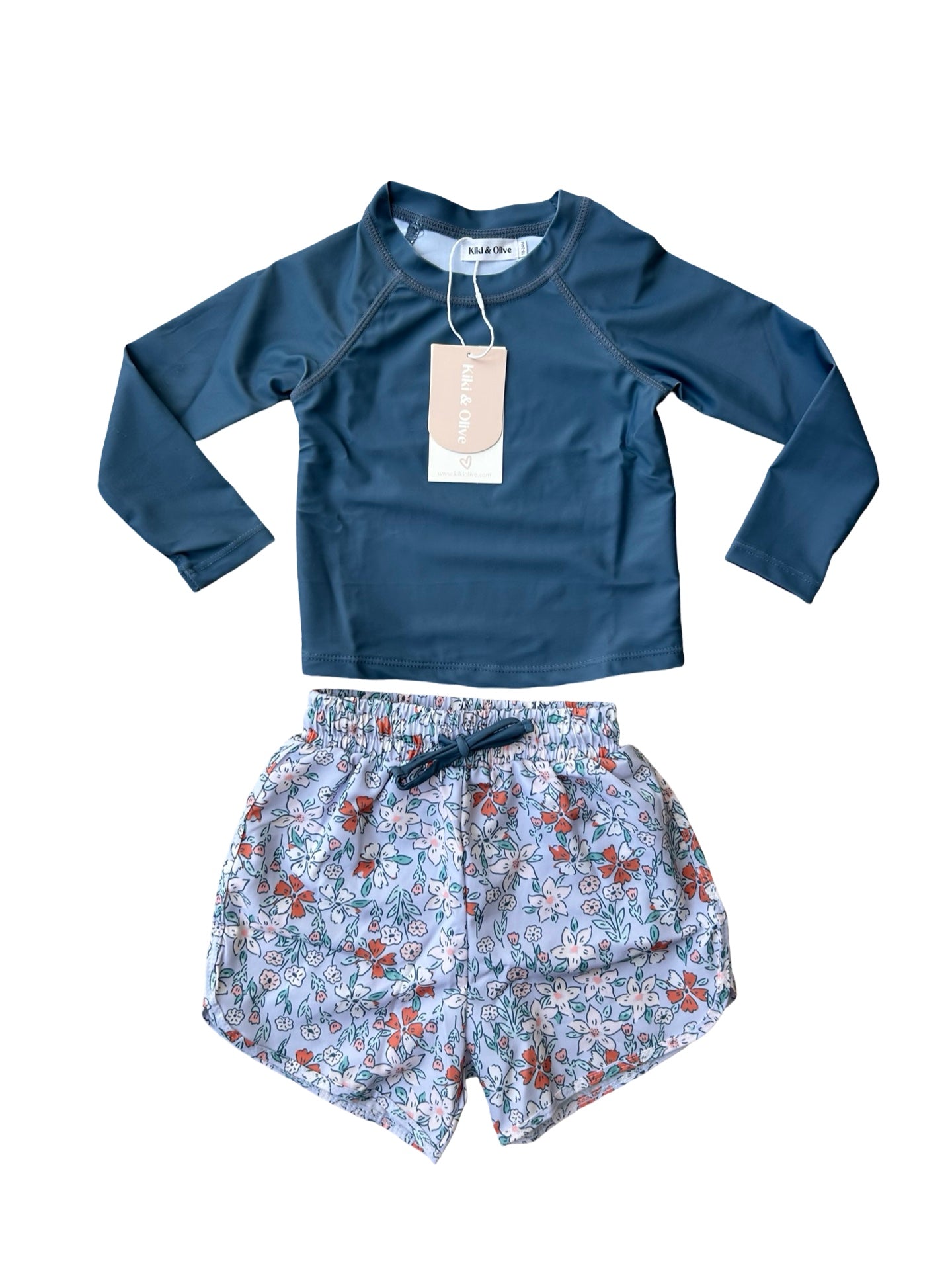Coral bloom rashguard + boardie (pre-sale)