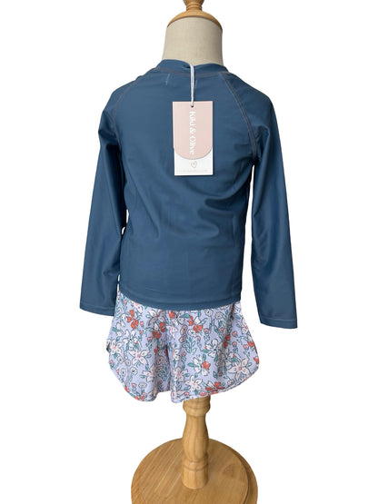 Coral bloom rashguard + boardie (pre-sale)