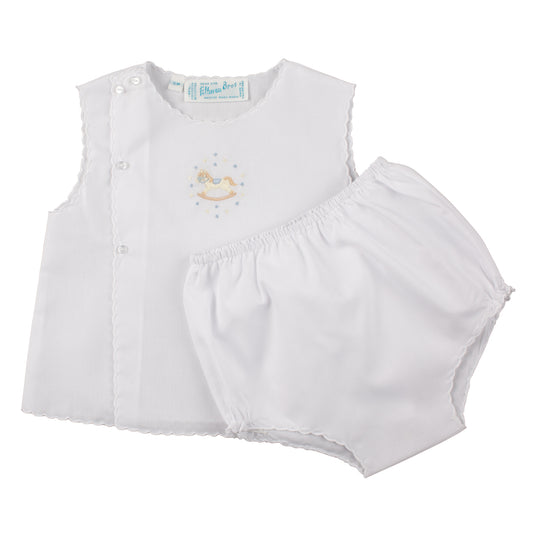 Boys Rocking Horse Diaper Set