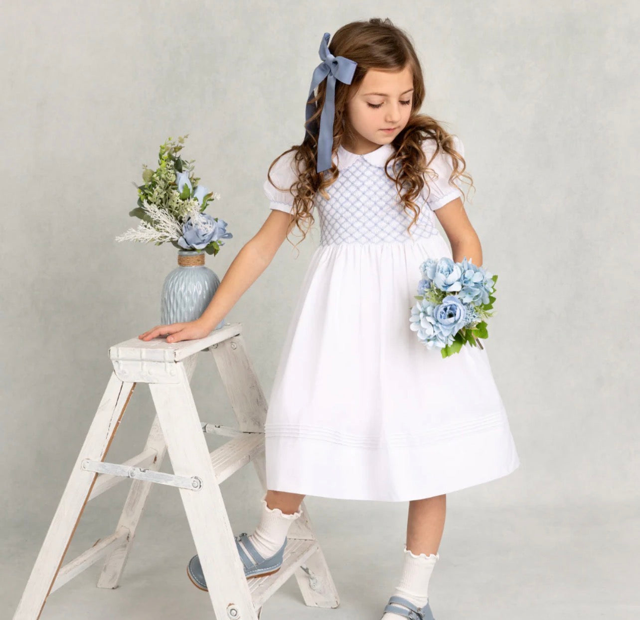 Girls Signature Smocked Dress