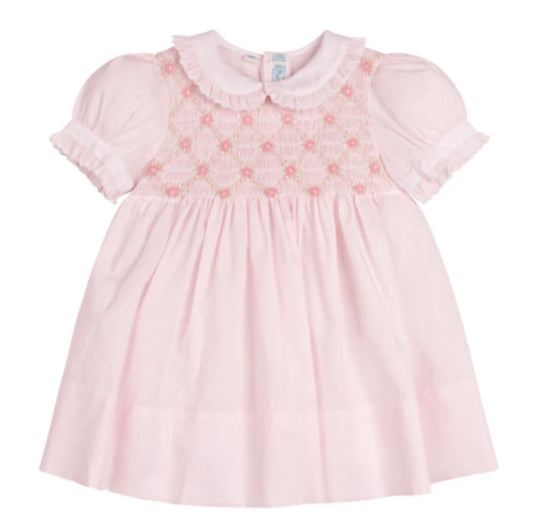 Dainty Smocked Floral Dress