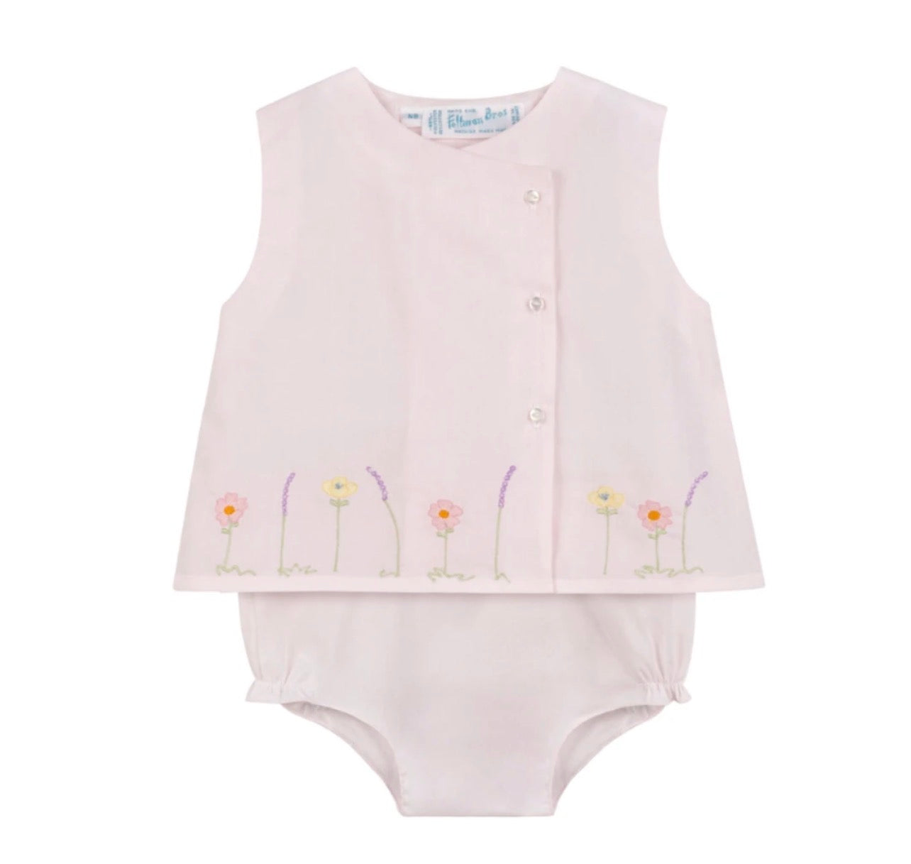 Pink Garden Diaper Set