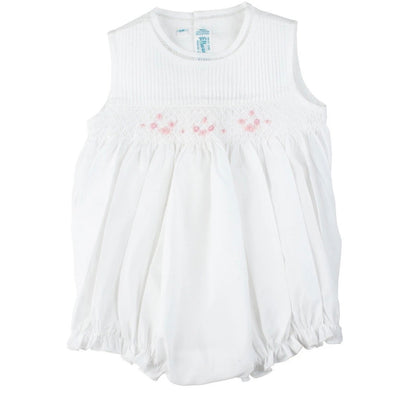 Smocked Sleeveless Bubble