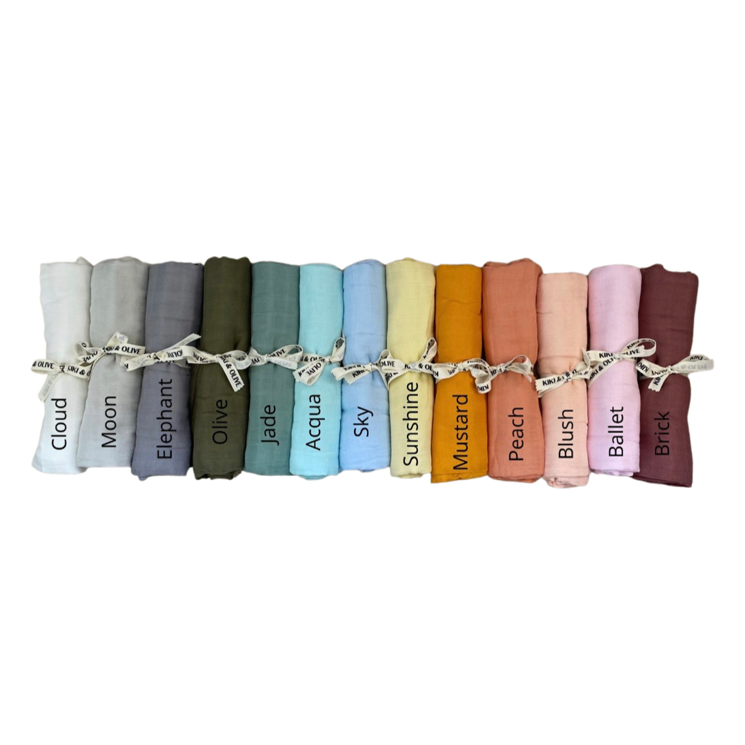 Muslin Swaddle Solid Colors