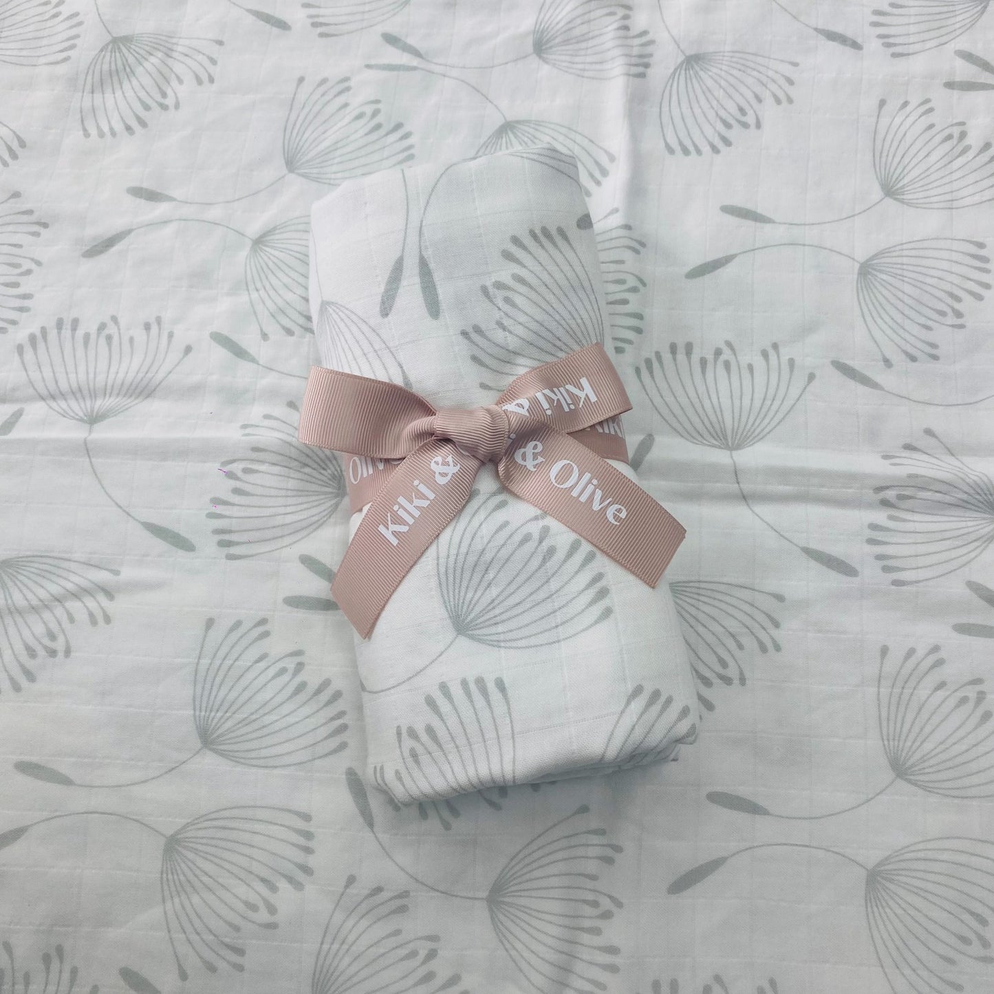 Dandelion muslin swaddle