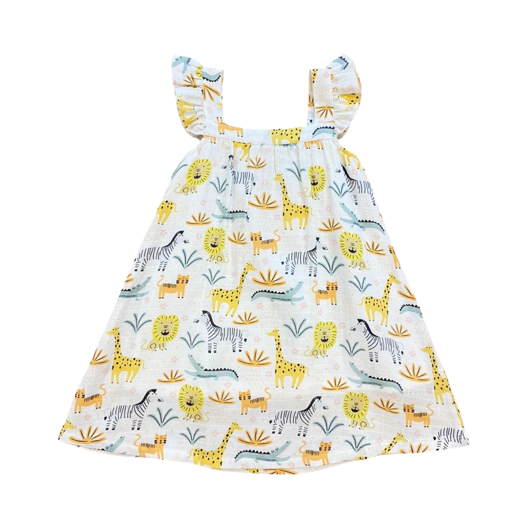 Jungle organic Muslin Sundress