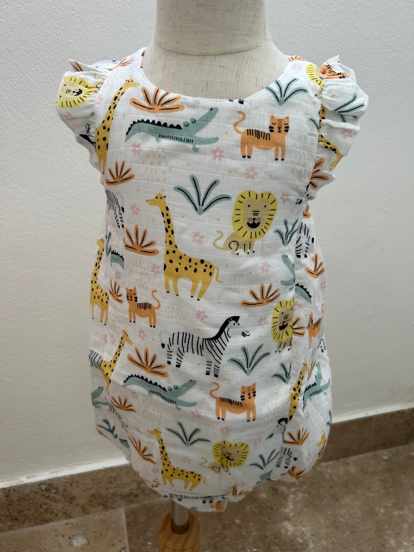 Jungle Organic Muslin Sunsuit