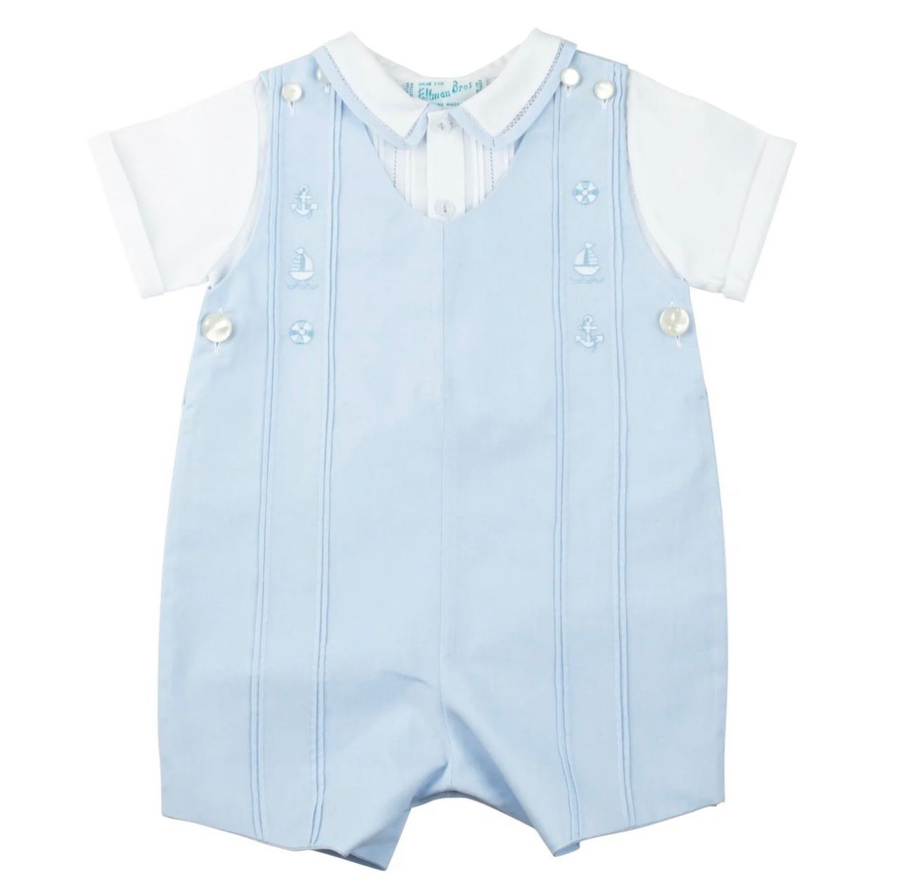 2-Piece Nautical Shortall