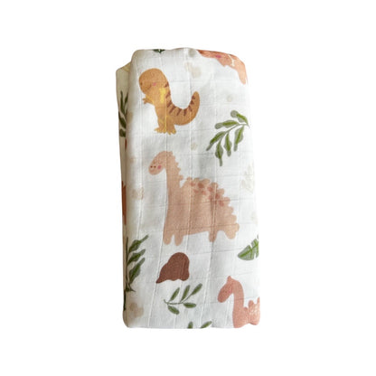 Dino Muslin Swaddle