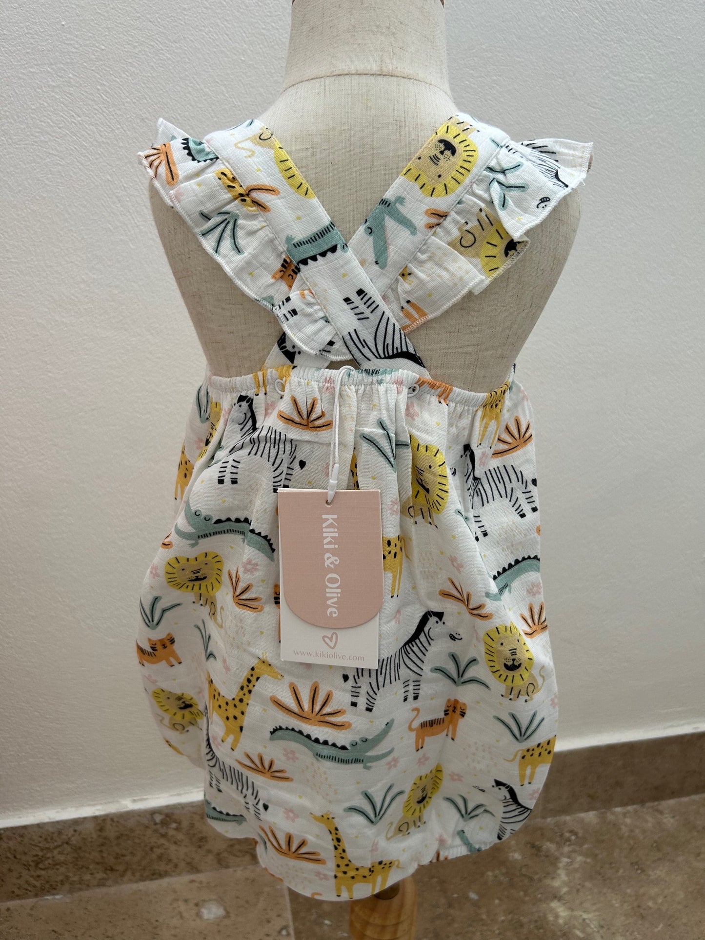 Jungle Organic Muslin Sunsuit