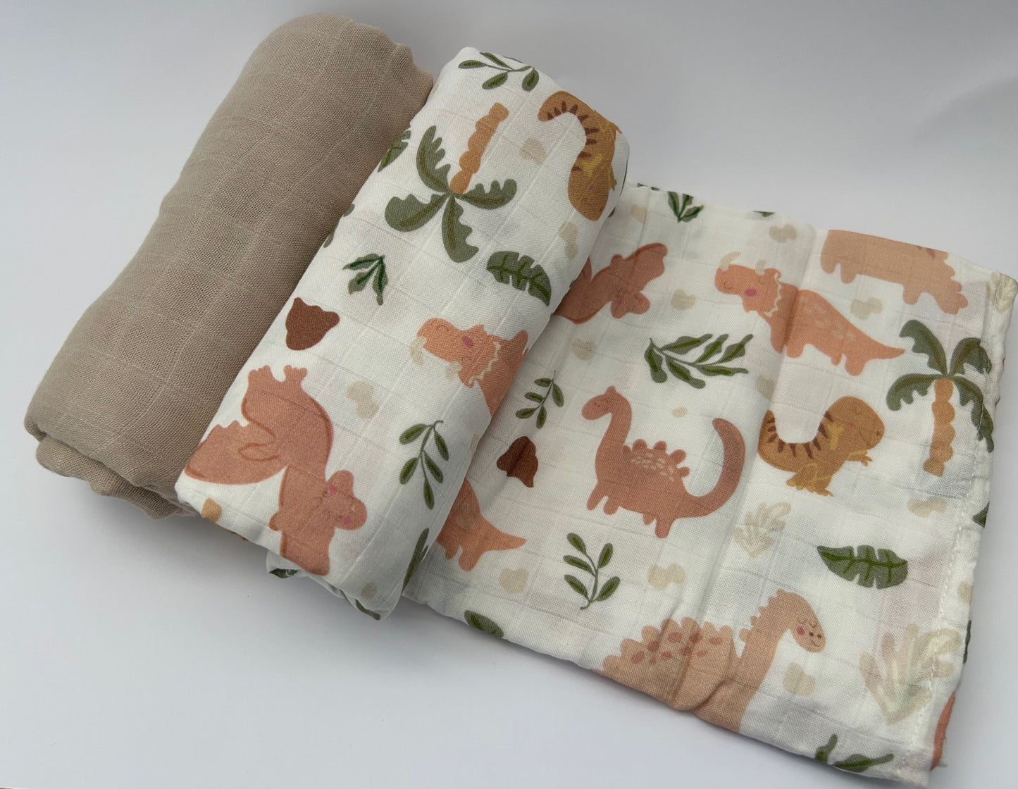 Dino Muslin Swaddle