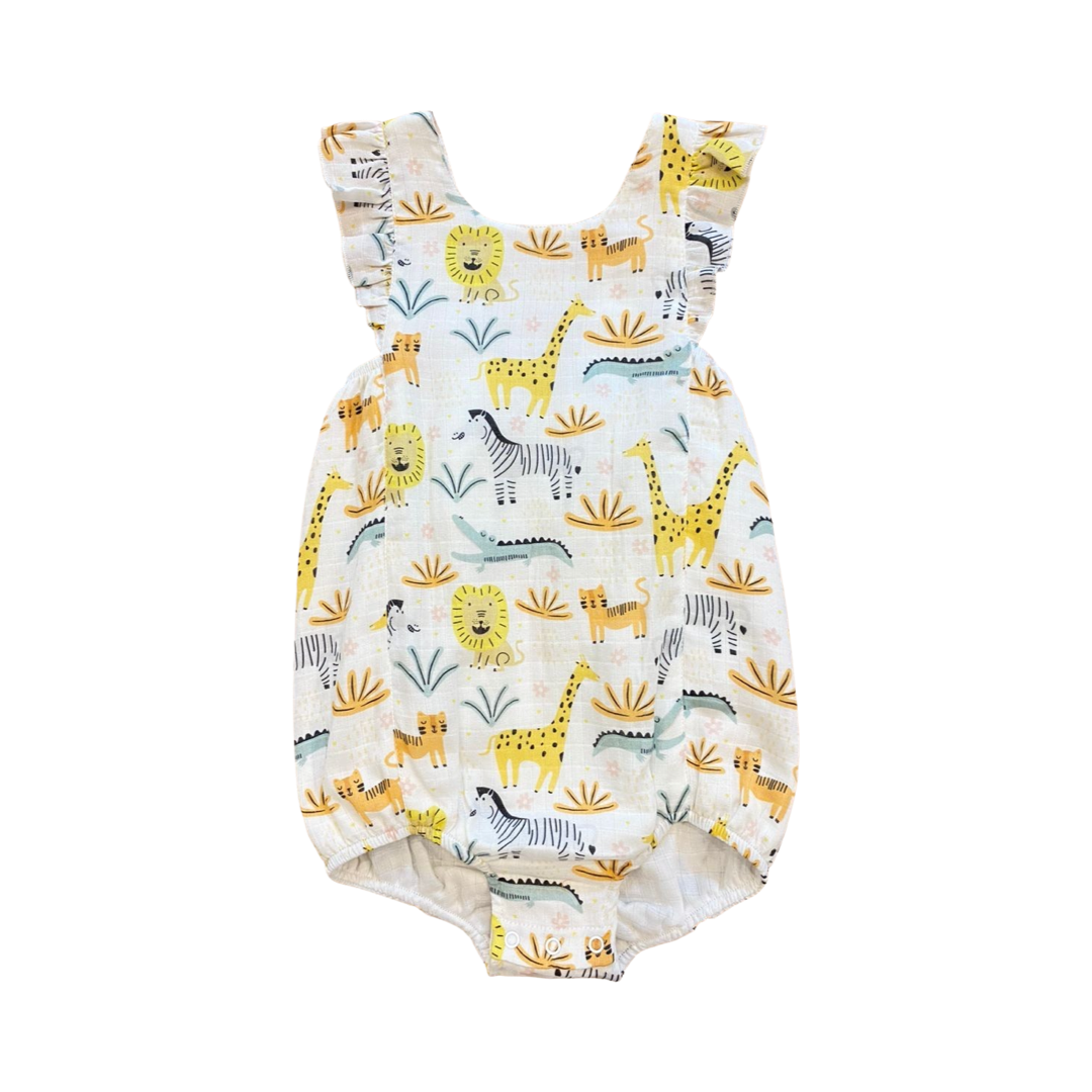 Jungle Organic Muslin Sunsuit